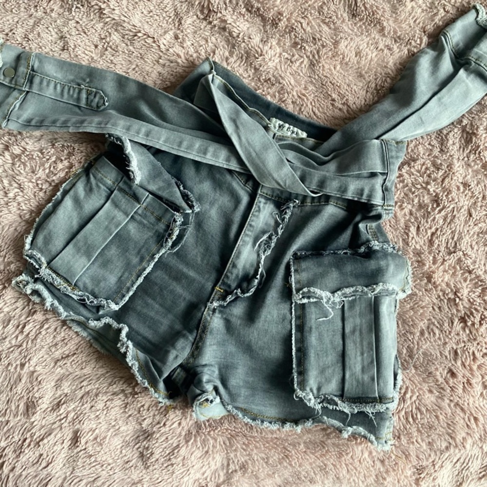 Cool Kidz Distressed Cargo Shorts